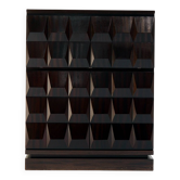 Cabinet en chêne De Coene Frères des années 1970, design brutaliste belge.