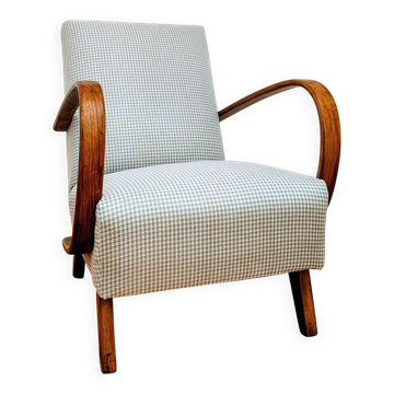 Fauteuil attribué à Jendrich Halabala pour Up Závody, ancien Tchécoslovaque.