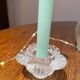 Crystal candle holder