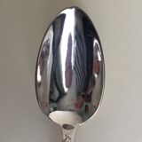 Silver metal housewife with 12 forks et 12 spoons