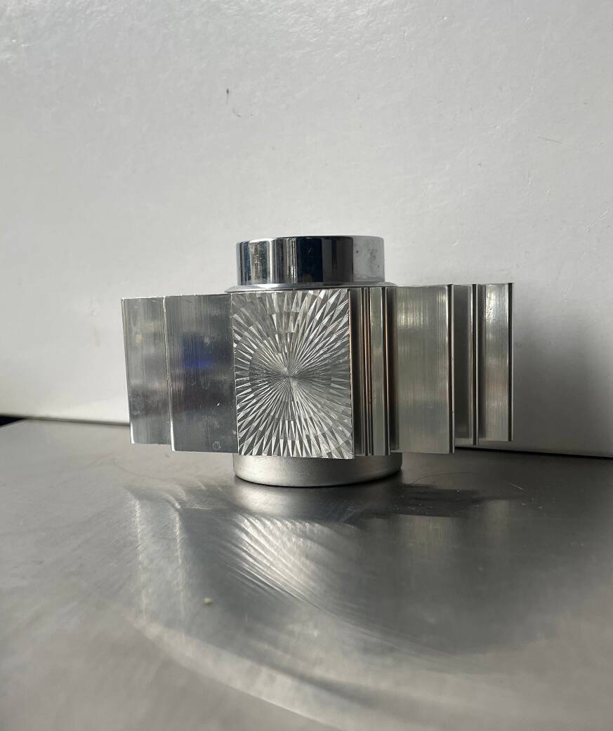 Vintage Modernist  SAROME Japan Table lighter brutalist space age