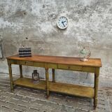 Antique counter side table wall table shop counter