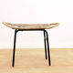 Mid century rattan stool by Alan Fuchs for Uluv 1960´s Czechoslovakia