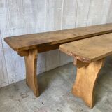 Pair of farm benches