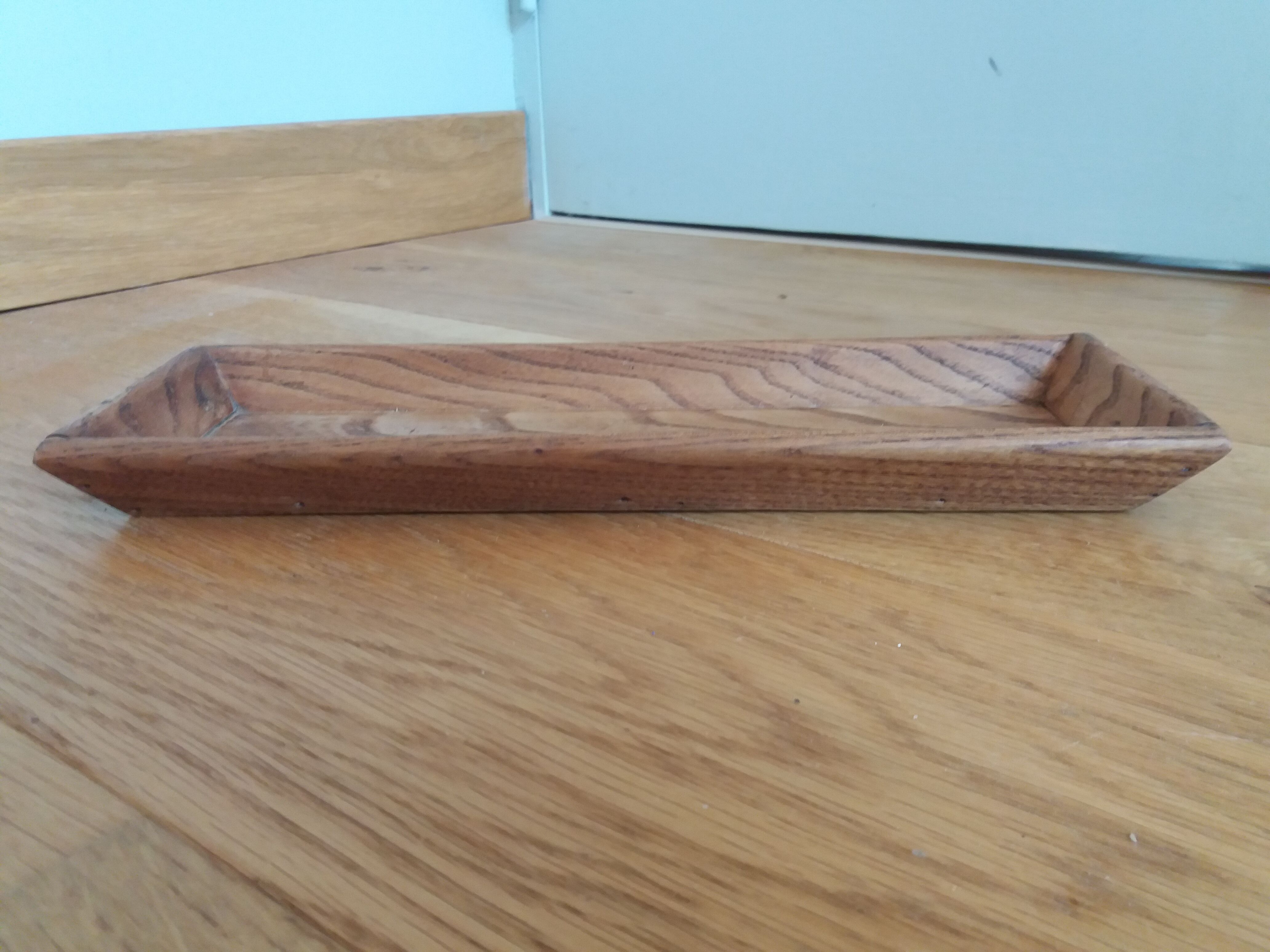 Pencil holder or wooden pocket tray