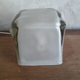 Ikea lamp ice cube frosted glass vintage