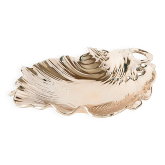 Shell-shaped metal cup, 1970