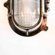 Antique Holophane wall lamp in patinated bronze