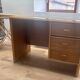 Rattan and bamboo desk