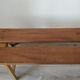 Paire de bancs vintage
