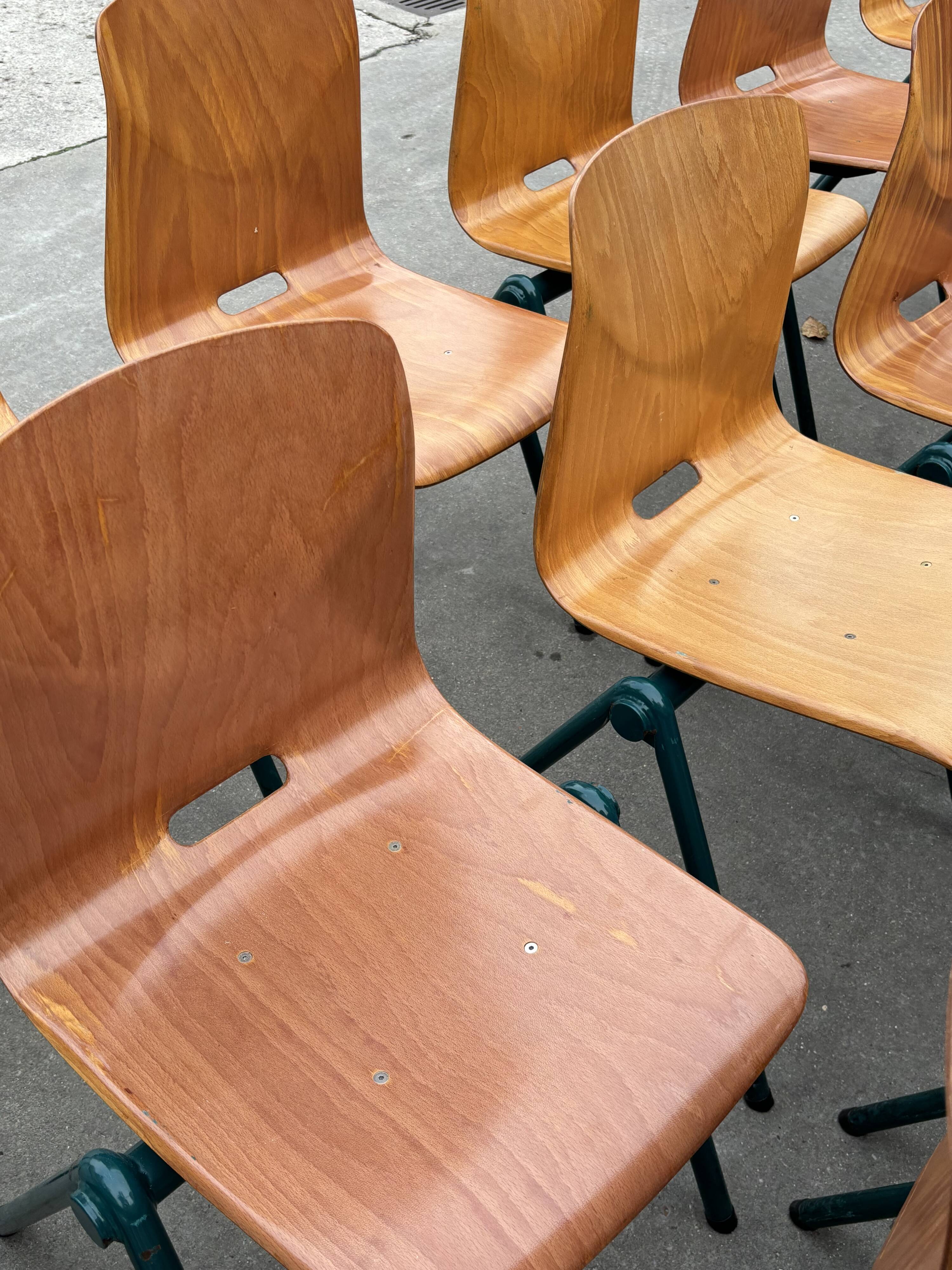 Vintage Dining Chair Industrial Pagwood from Woodmar 70's Design