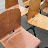 Chaise de salle à manger vintage industrielle Pagwood de Woodmar Design des années 70