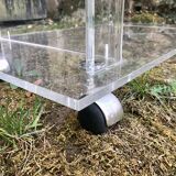 Vintage plexiglass coffee table