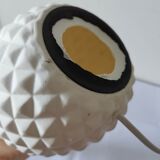 Pineapple lamp in white biscuit