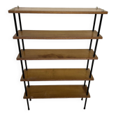 Shelf on legs / Vintage bookcase in the "string" style