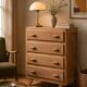 Art Deco wooden chest of drawers