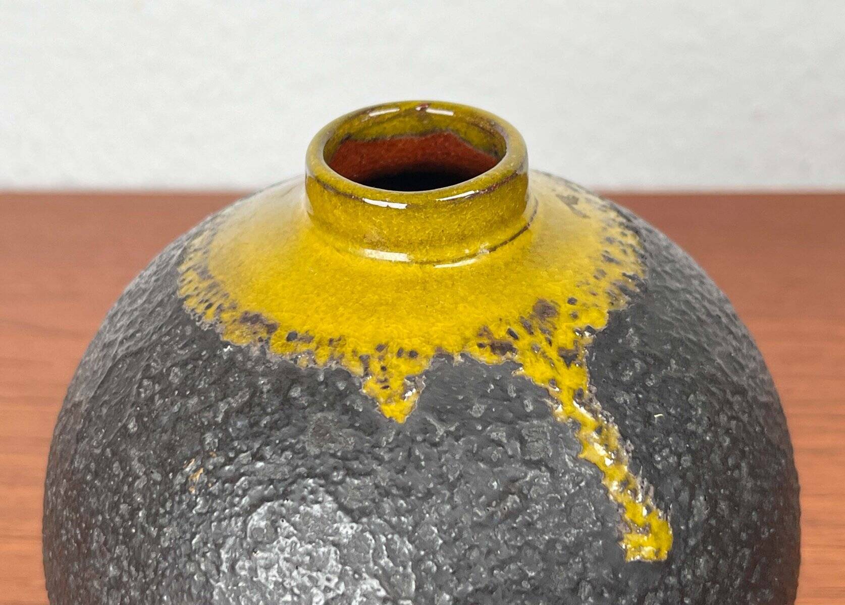 Mid-Century Modern German Studio Pottery Vase by Melitta Teubner, 1960s