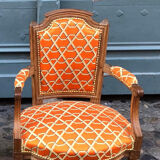 Fauteuil cabriolet style  louis XVI