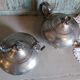 Teapot and sugar bowl set from James Dixon & Sons from Shefield in silver plating