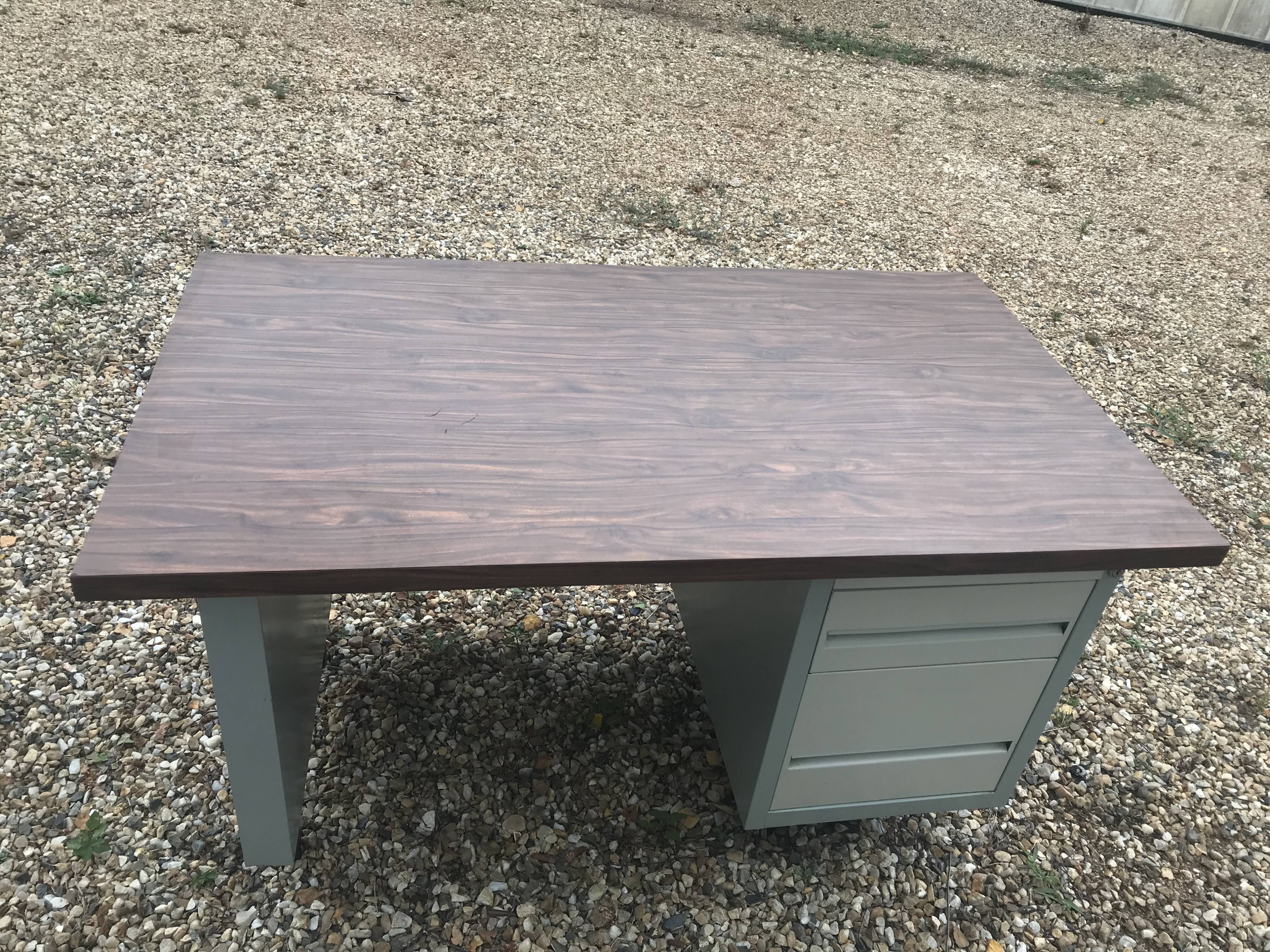 Steel Industrial desk