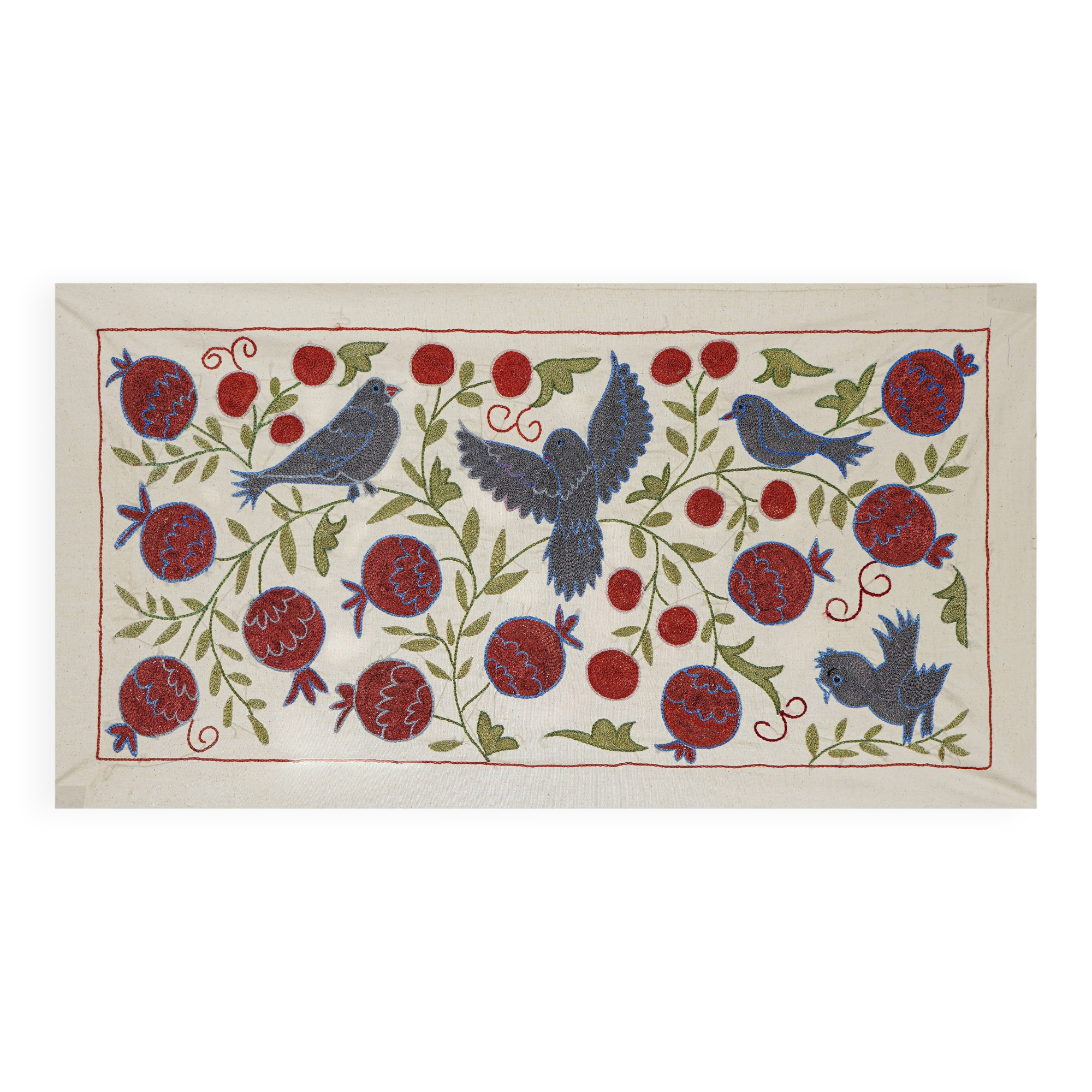 Vintage Turkish rug hand-knotted 50x91cm