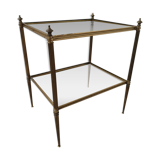 Mid-Century brass side table