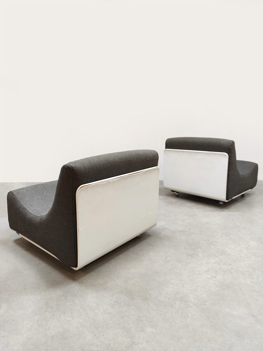 Vintage modular Orbis lounge chairs Luigi Colani COR 1970s