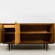 Buffet vintage en noyer de la marque Lfm, Pologne, années 1970
