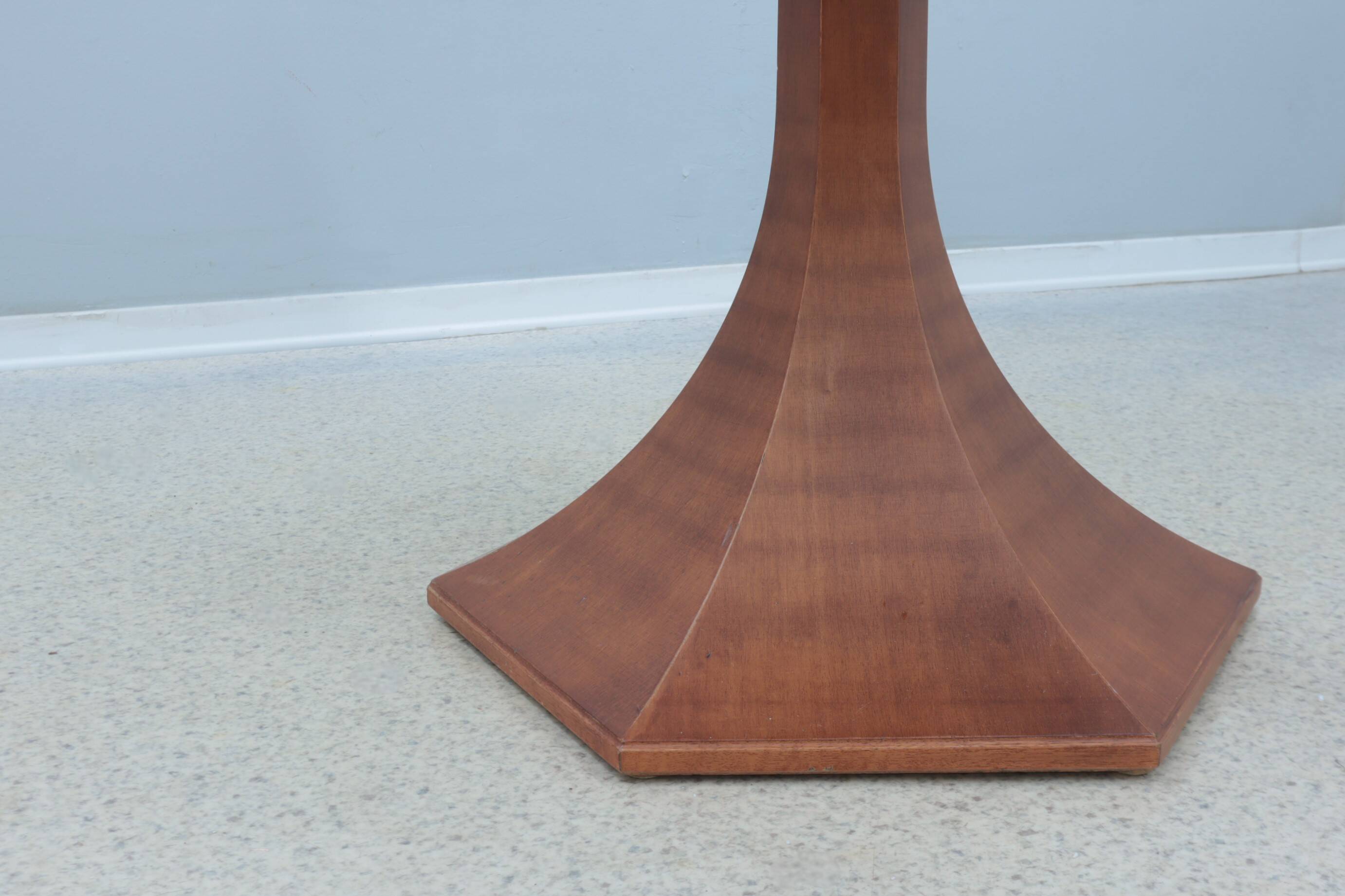 Table d'appoint / console tournante Luigi Massoni Italie années 1960