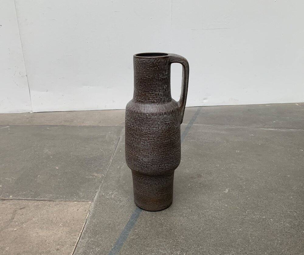 Vintage German Footed Vase in Ceramic by Karlsruher Majolika