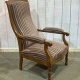 Voltaire III armchair, late 19th century, in cherry wood