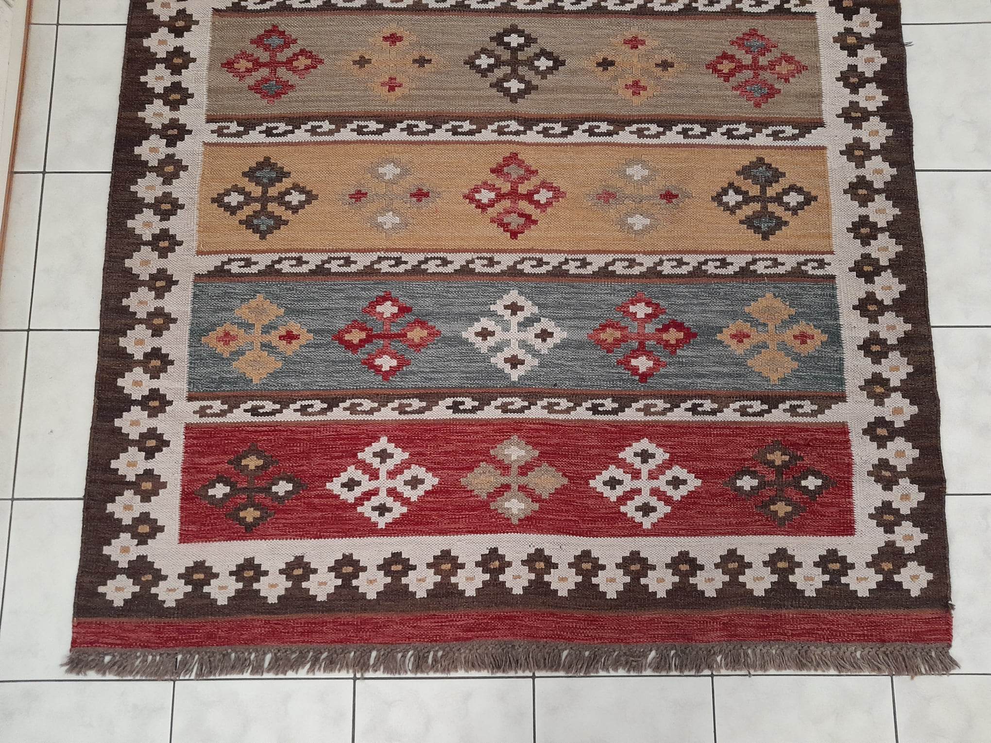 Tapis kilim kibak fait main 240x170cm