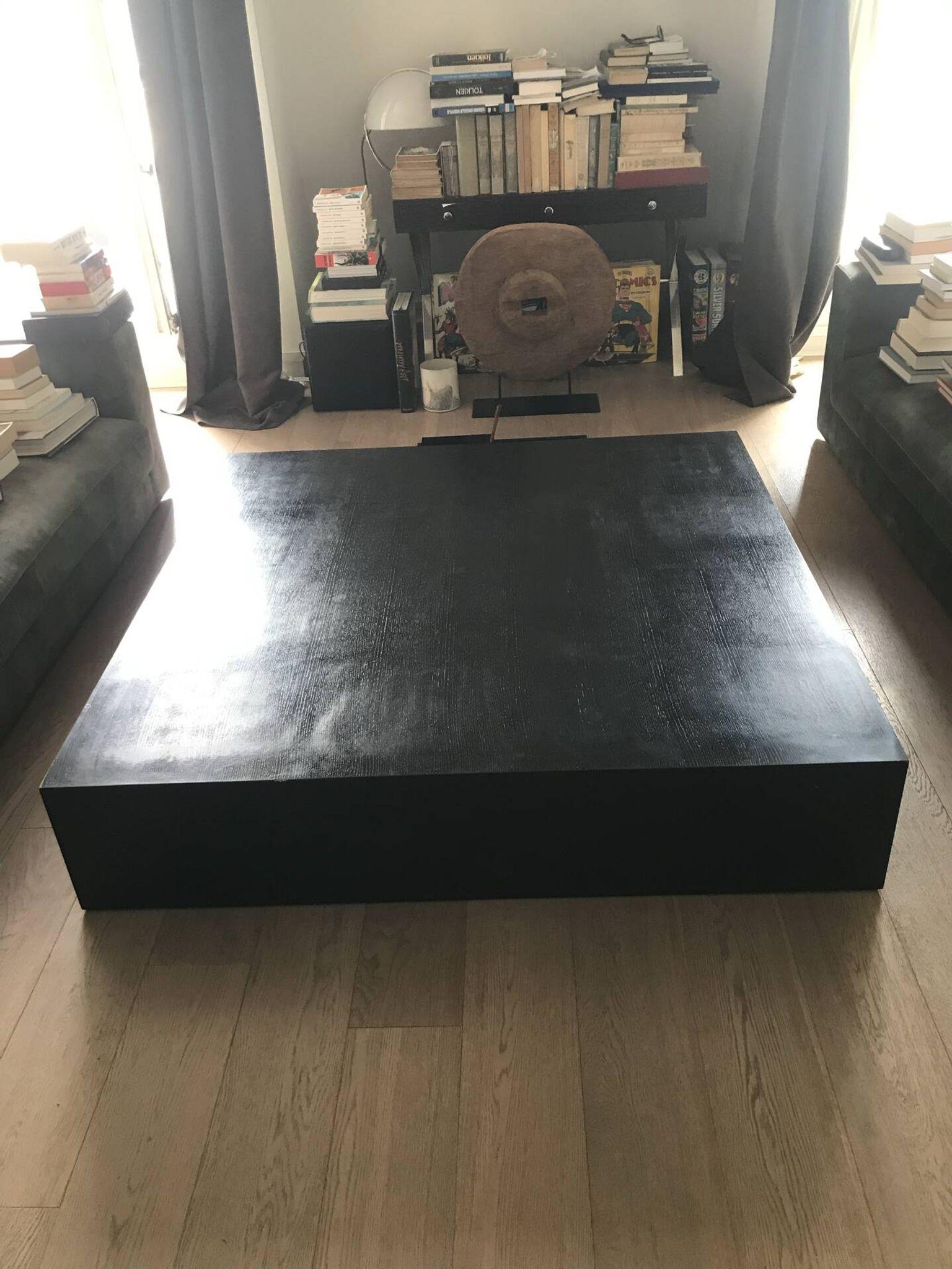 Armani Casa coffee table - Danzica - Blackened oak