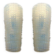 Set of Two "Crocodile" Opalino Murano Glass Wall Sconces