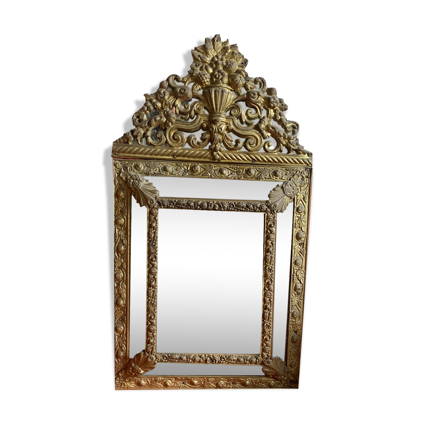 Antique parclose mirror
