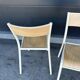 Paire de chaise Mullca 510 version beige et naturel