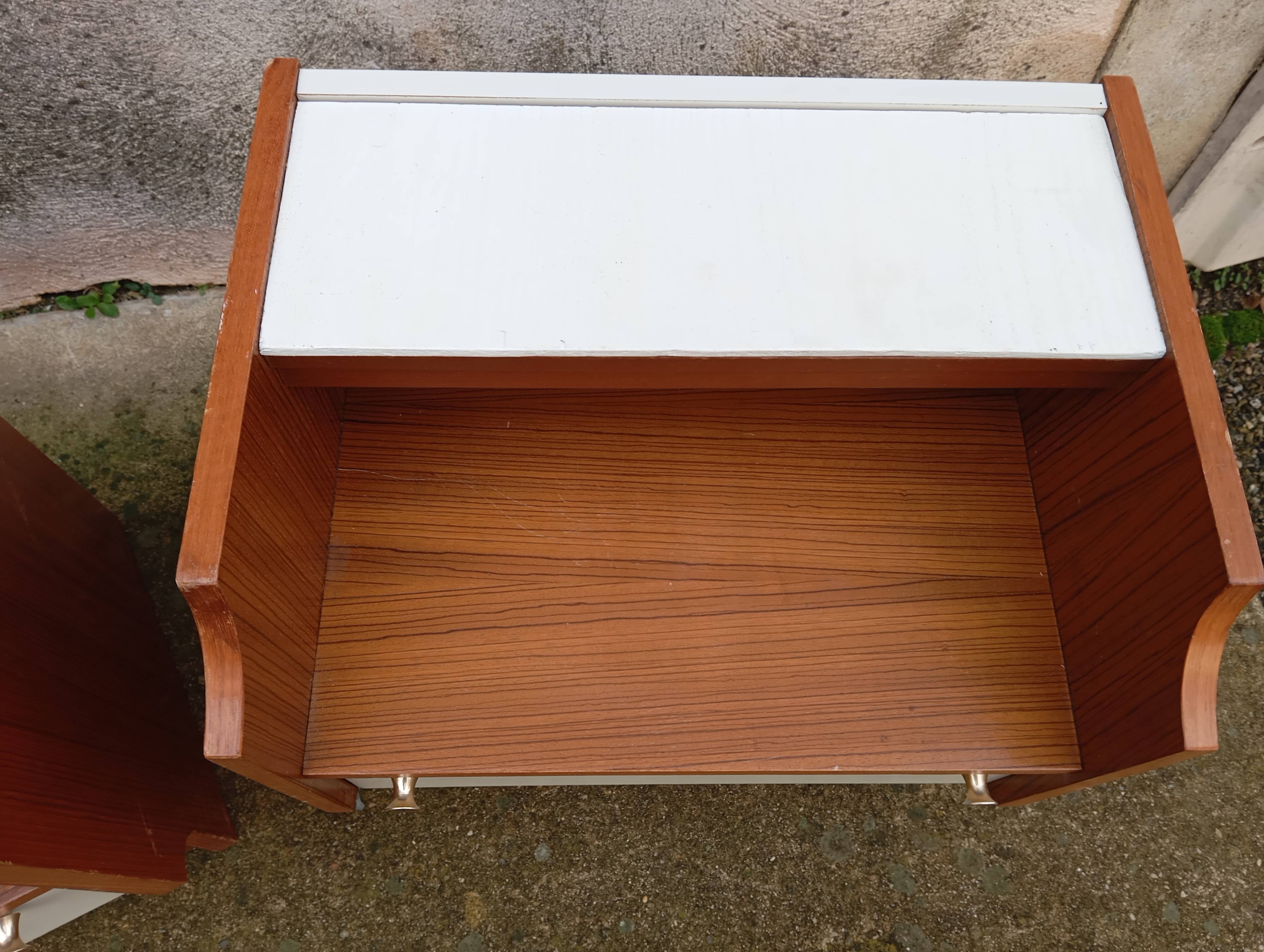 Pair of vintage bedside tables
