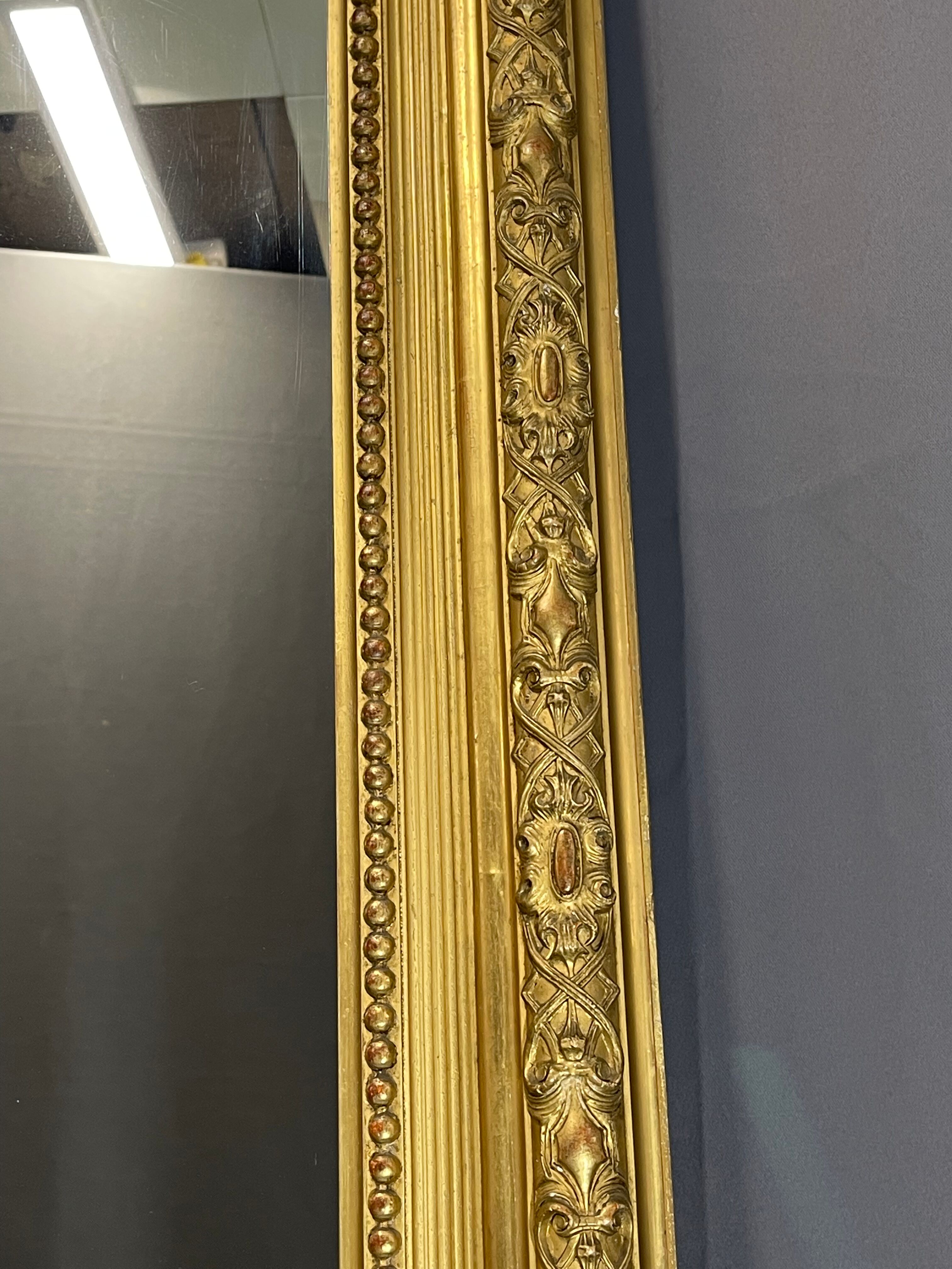 Mirror 166 x 121 old louis-philippe era very good condition