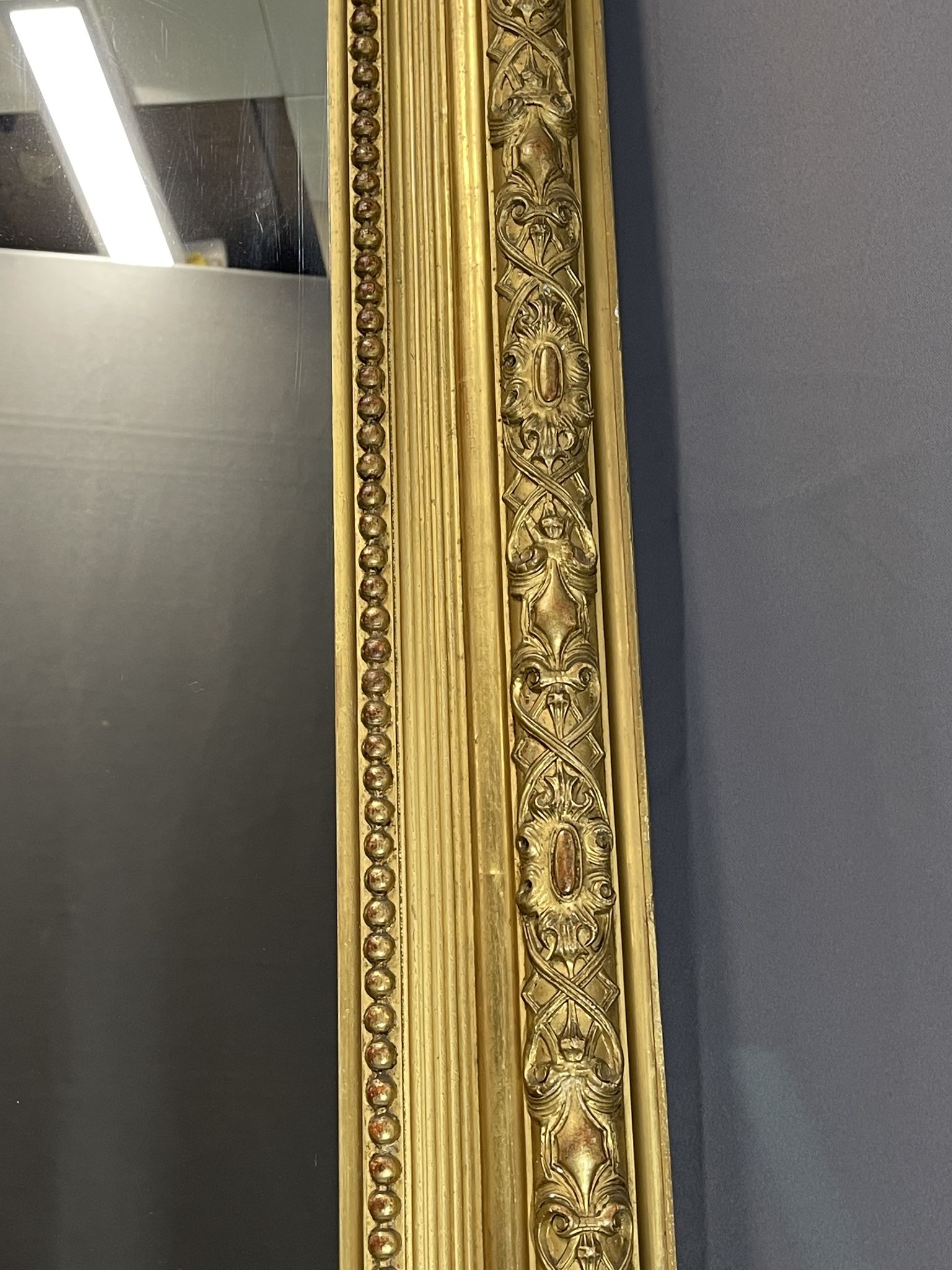 Miroir 166 x 121 ancien époque Louis-Philippe très bon état