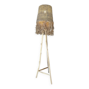 Lampe en bois flotté