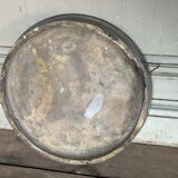 Glazed earthenware tondo in the antique style.