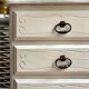Chiffonnier 5 tiroirs en bois blanc