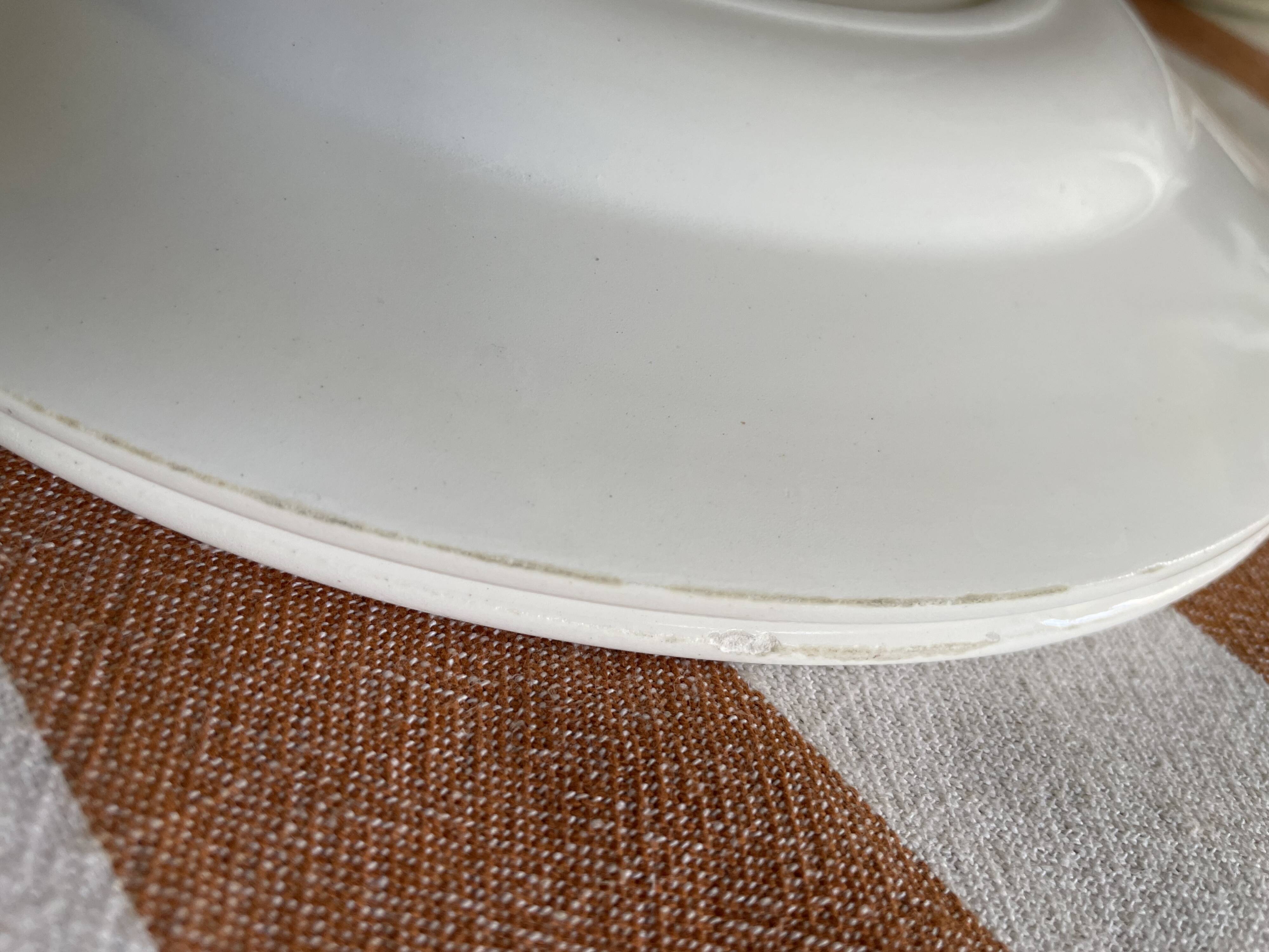 Flat ironstone plates bft 19th century