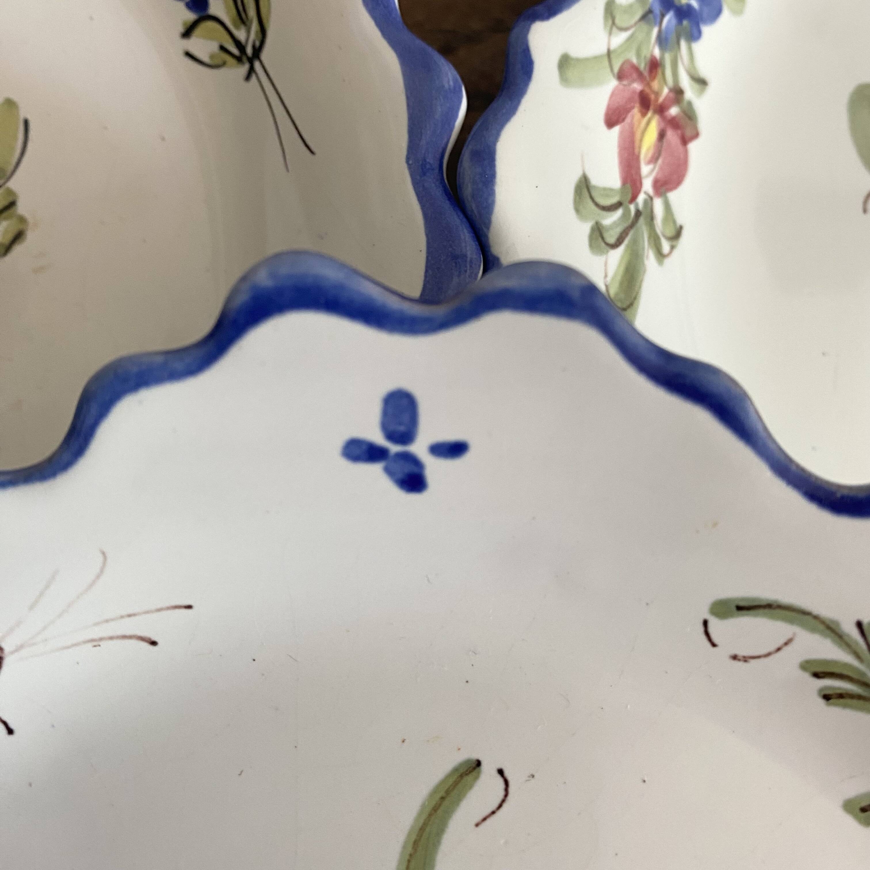 Old Martres Tolosane dessert plates