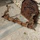Superb Louis XV Bronze Fireplace Front with Roses 46cm / 114-150cm - 14