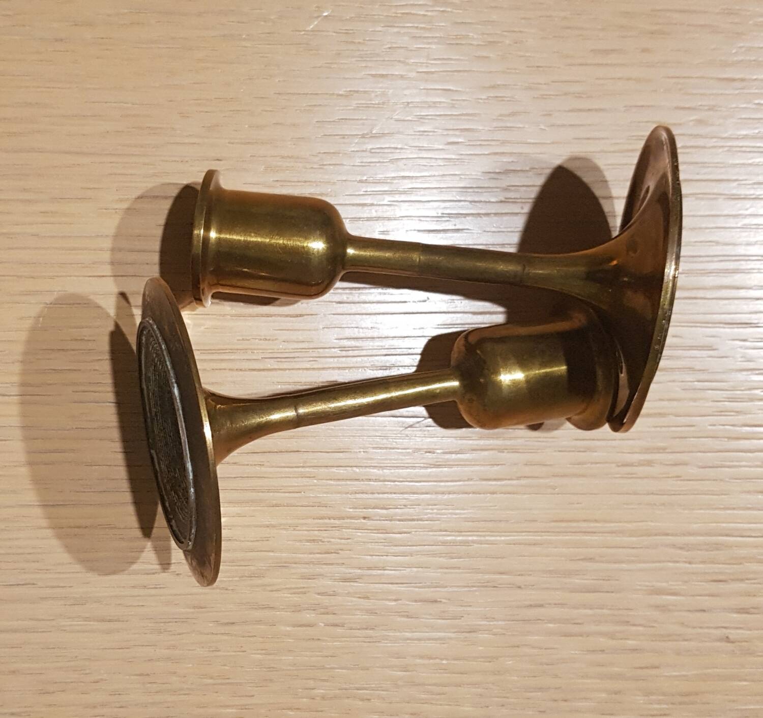 Small bronze candlestick