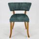 1950s Side Chair in Velvet , Italy