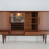 1960s palisander highboard, denmark