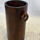 Vintage Wooden Cylinder Umbrella Stand, 1960s minimalist design