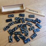 Wooden domino game